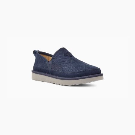 UGG Romeo Corduroy Dark Blue Slippers for Men (KIUS36925)